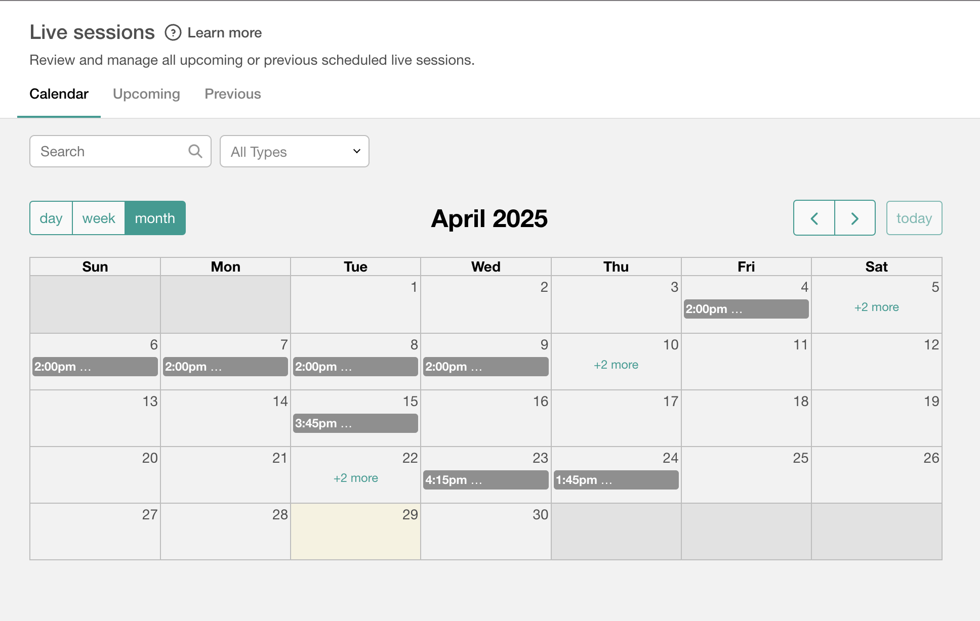 Calendar